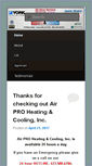 Mobile Screenshot of airprohvacinc.com